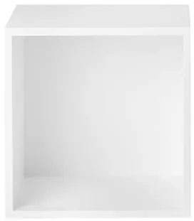 Muuto Stacked Reol System Mellem med Bagplade Hvid